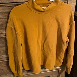Madewell Mustard Yellow Sweatshirt Size L